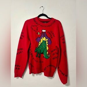 Teddy Fresh “Gone but not forgotten” Dinosaur Sweater